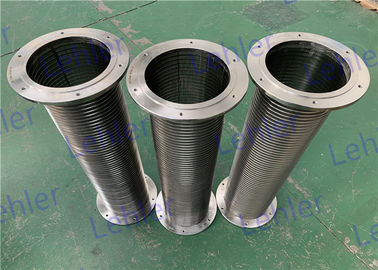 Filtro a sipario di SS316L, filtrazione Rate Wedge Wire Cyliners di 0.25mm