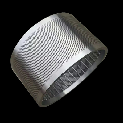 Fresco di perline Assi esterno verso l'interno SS304 Acciaio inossidabile Flanch 80 Mesh Wedge Wire Basket